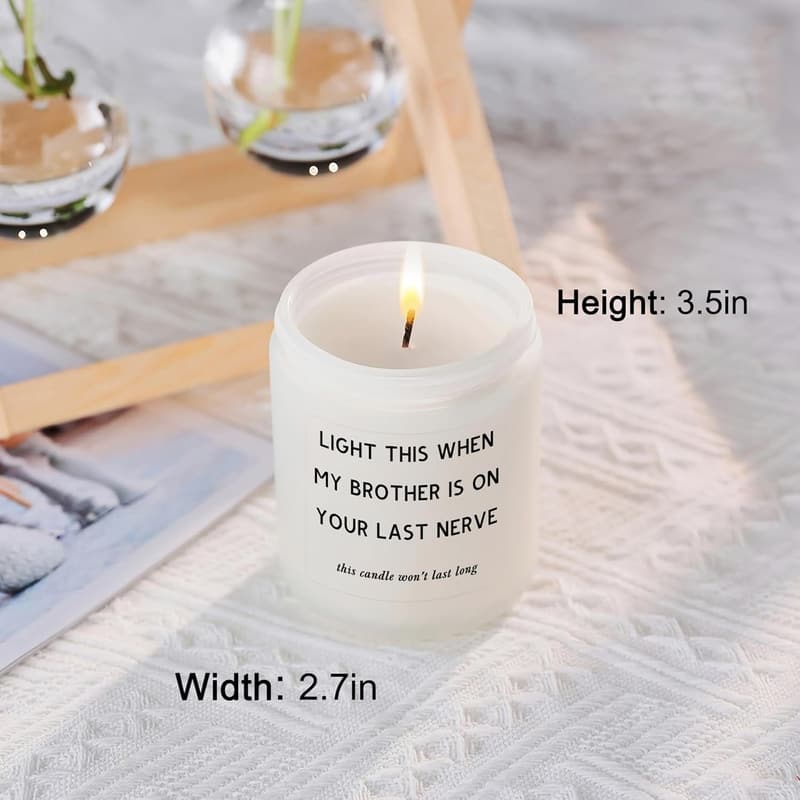 Sister-in-Law Birthday Gift - Lavender Candle