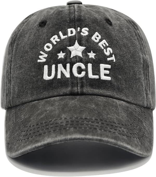 Father's Day Adjustable Embroidered Baseball Cap for Uncle