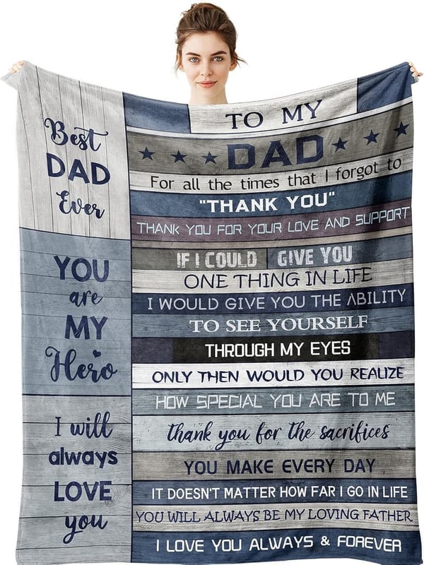 Father's Day Blanket Gift - 60