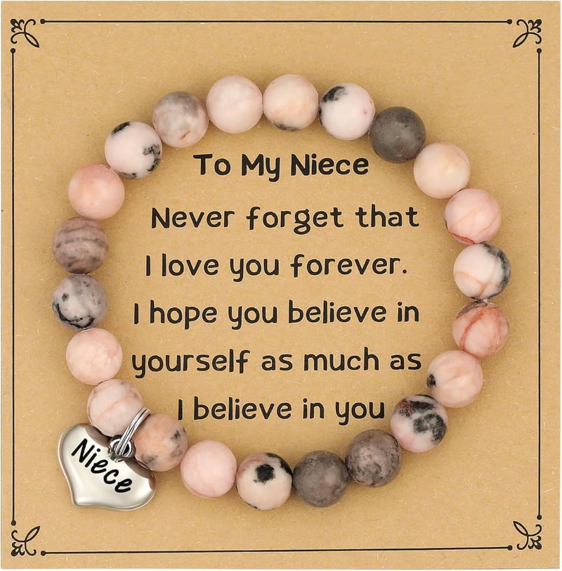 Get Well Soon Heart Charm Bracelet for Women