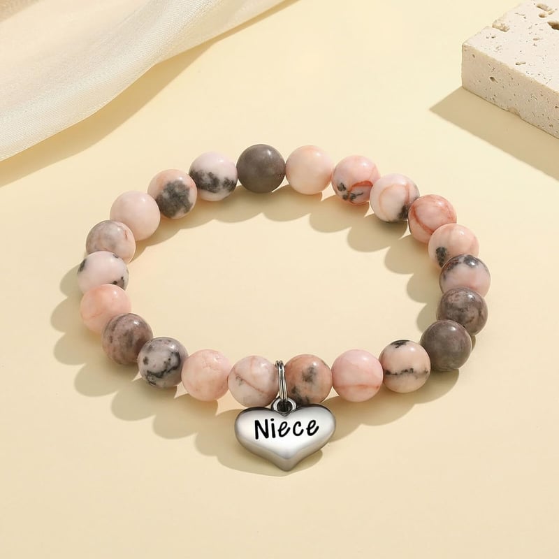 Get Well Soon Heart Charm Bracelet for Women