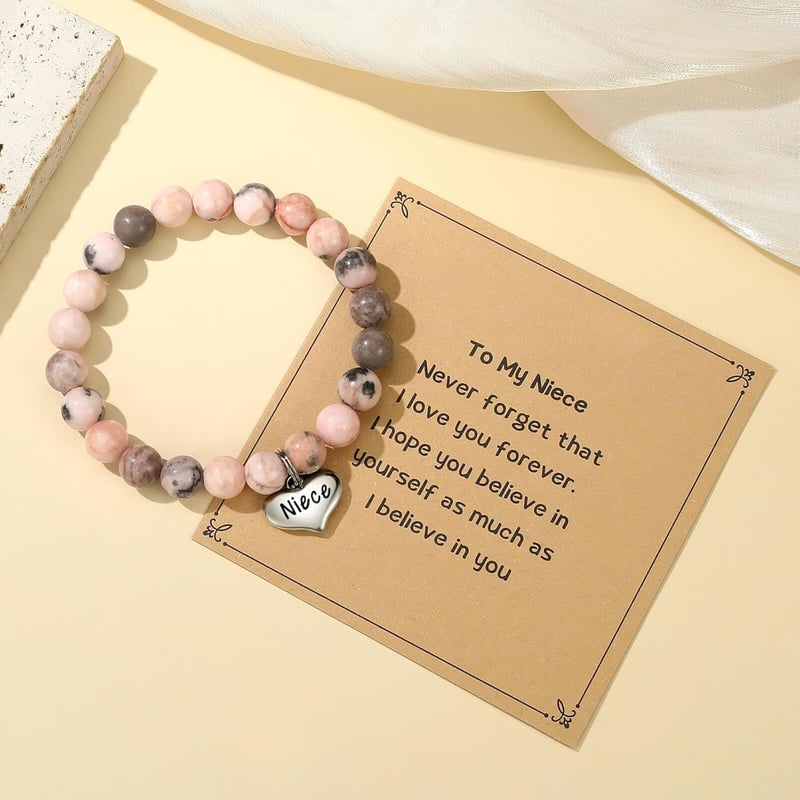 Get Well Soon Heart Charm Bracelet for Women