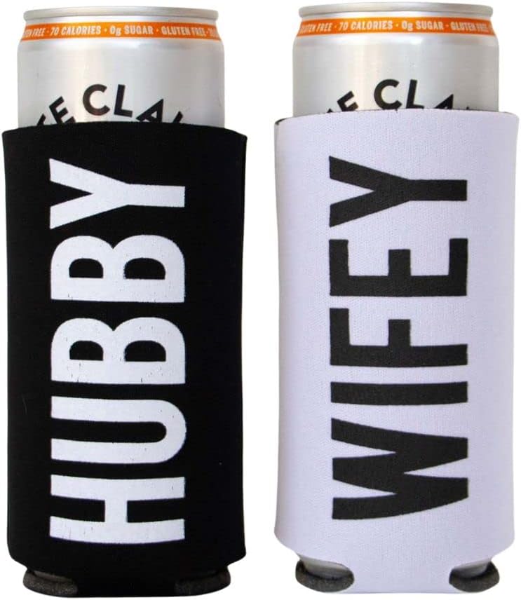 Couples Can Cooler Set for Wedding, Engagement, Anniversary