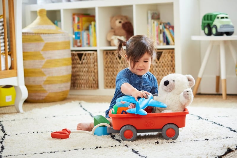 Kids Outdoor Wagon - Orange, Eco-Friendly, BPA-Free, Dishwasher Safe