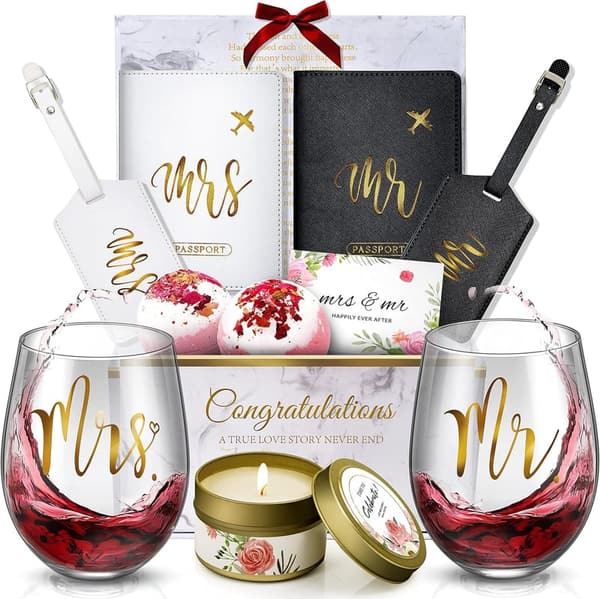 Valentine's Day Wedding Gift for Couples - Mr. & Mrs. Essentials