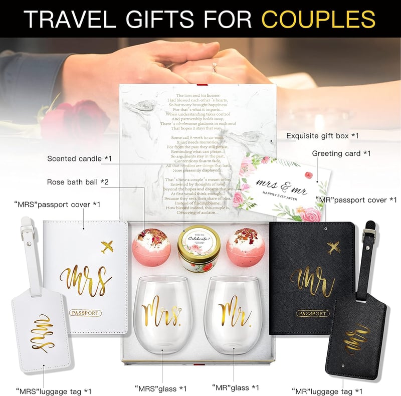 Valentine's Day Wedding Gift for Couples - Mr. & Mrs. Essentials