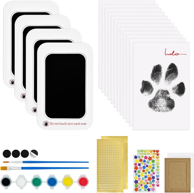 Inkless Paw Print Kit for Dogs & Cats - Mess-Free Keepsake Gift