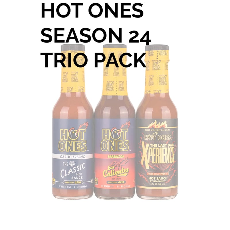 Hot Ones Season 24 Hot Sauce Gift Set - Trio Pack (5 fl oz)