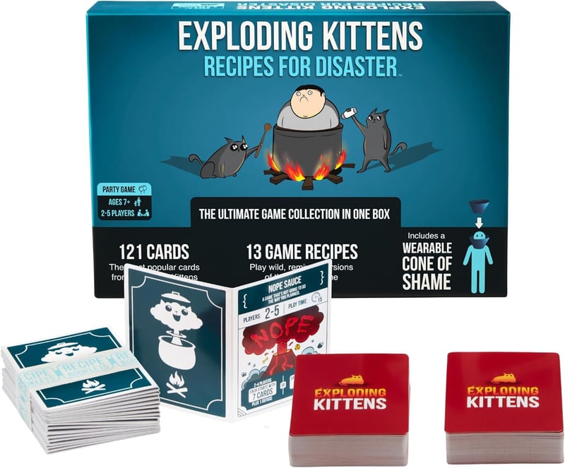 Exploding Kittens' Recipes for Disaster - Deluxe Card Game for 2-5 Players