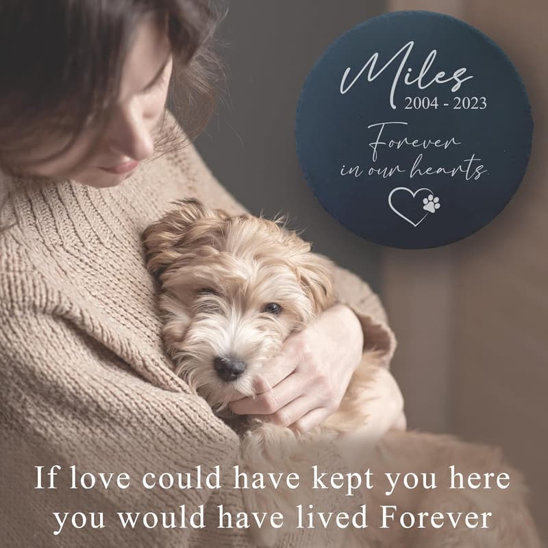 Pet Loss Sympathy Gift: Personalized Remembrance Garden Stone