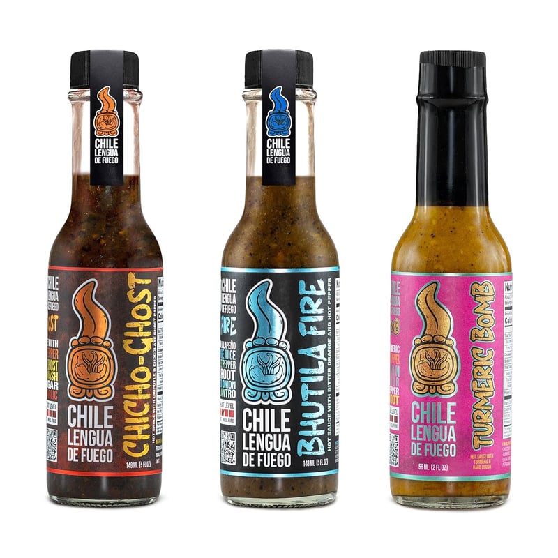 Artisan Honduran Hot Sauces Gift Set – Spicy Trio Variety Pack