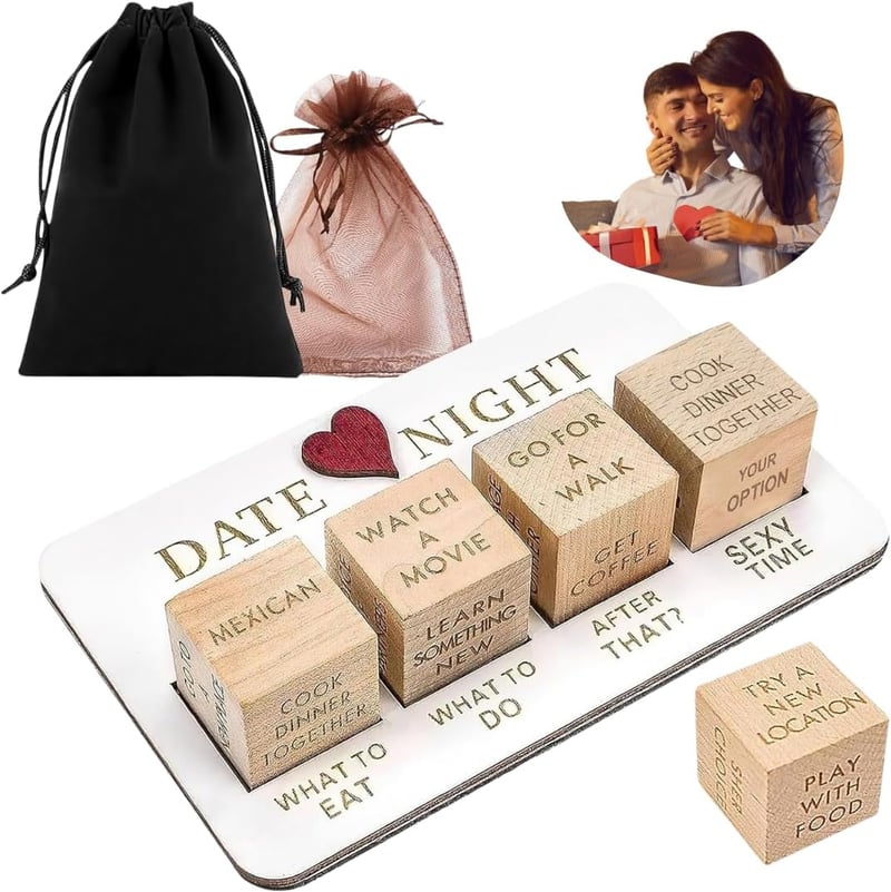Valentine's Day Date Night Dice - Fun Couple Game for Activities