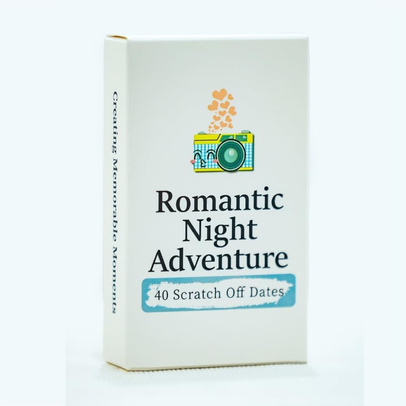 Date Night Adventure Box with 40 Scratch-Off Activity Cards