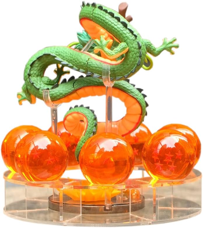 Shenron Resin Figure Set with Crystal Balls - Gift Boxed