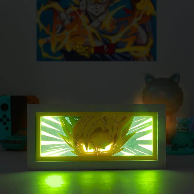Anime Shadow Box Frame Lamp - RGB Multi-Color Night Light