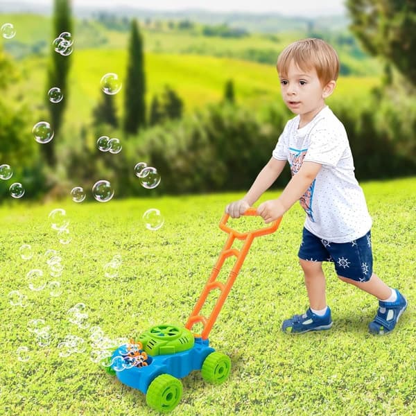 Toddler Bubble Mower - Outdoor Fun Toy for Ages 1-3