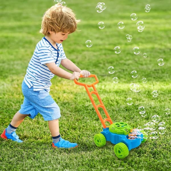 Toddler Bubble Mower - Outdoor Fun Toy for Ages 1-3