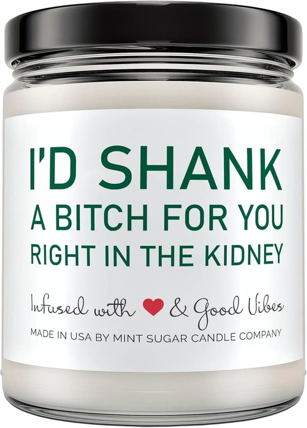 Funny Birthday Candle for Women - Hand Poured 9 oz Bestie Gift
