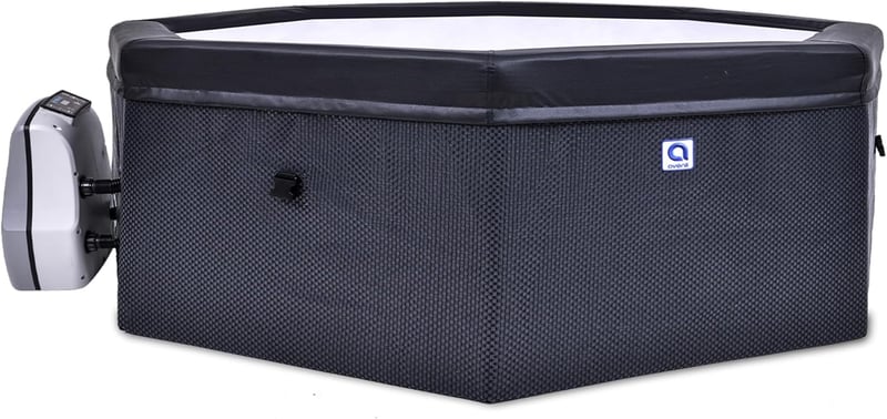 Aegean Black Rigid Hot Tub Spa