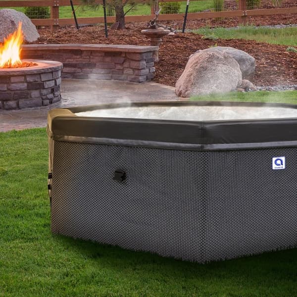 Aegean Black Rigid Hot Tub Spa