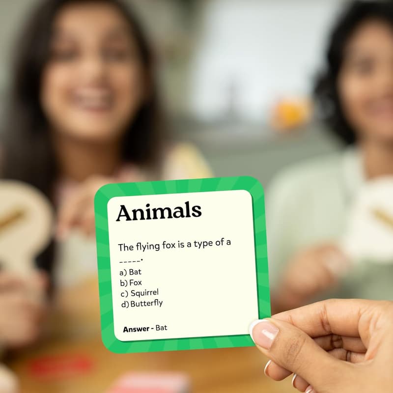 Fun & Educational Trivia Card Game for Ages 8+
