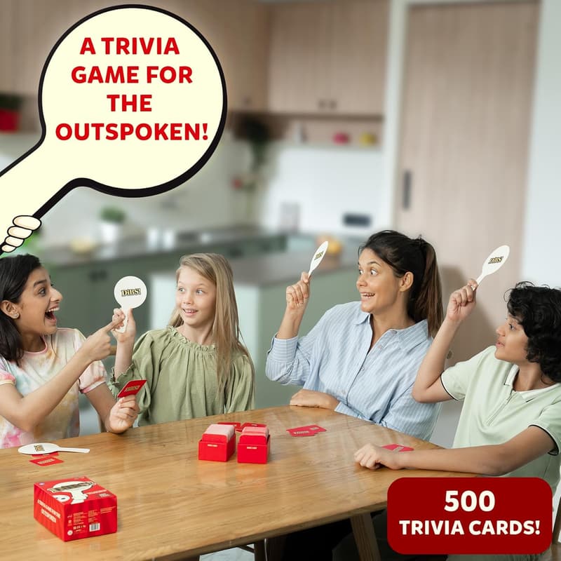 Fun & Educational Trivia Card Game for Ages 8+