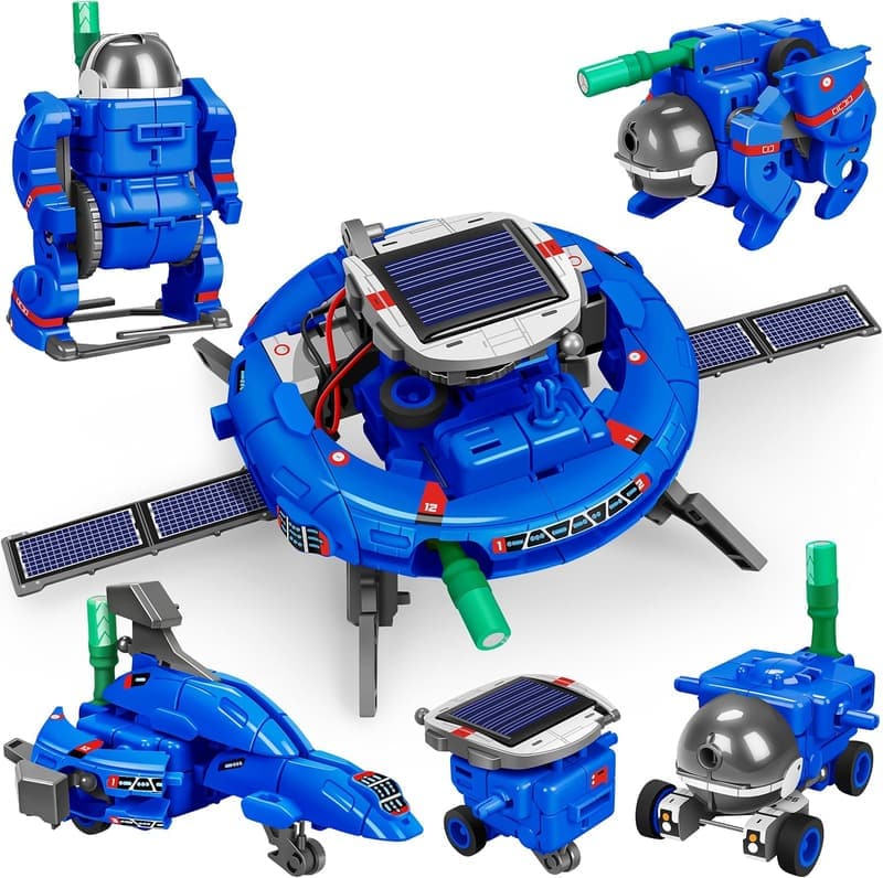 STEM Solar-Powered Robotics Kit for Ages 8-12