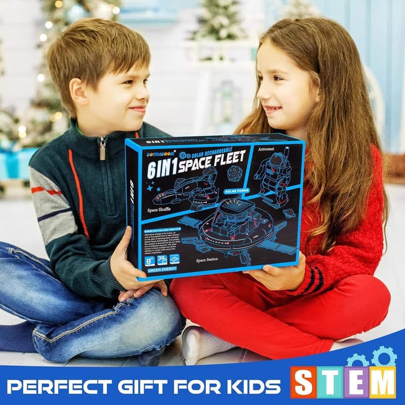 STEM Solar-Powered Robotics Kit for Ages 8-12