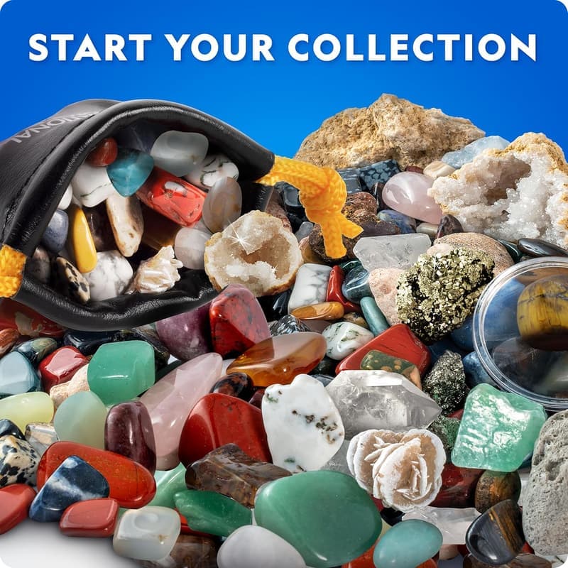Kids' 300+ Piece Gemstones & Crystals Science Kit