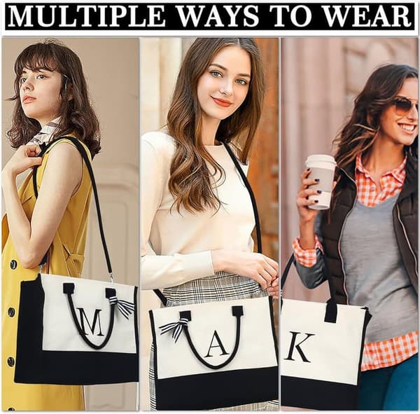 Birthday Tote & Makeup Bag Set for Women