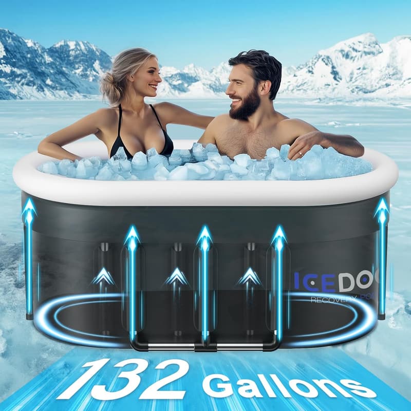 XXL Portable Inflatable Ice Bath Tub for Athletes