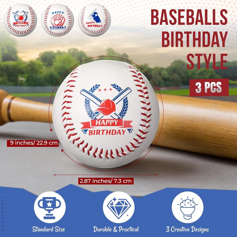 Novelty Baseball Set - Funny Birthday Gift for Men and Women