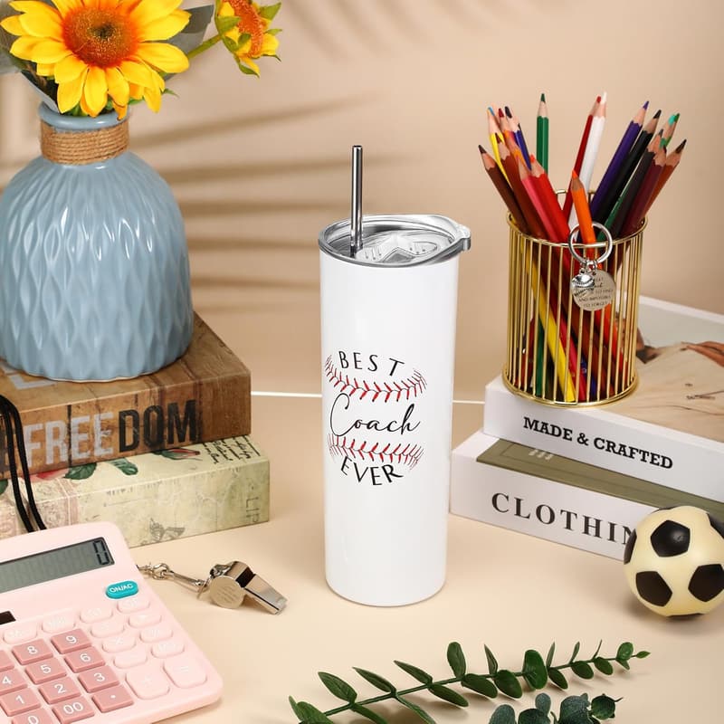 End of Season Graduation Gift Set for Coaches - 20 oz Tumbler & Keychain