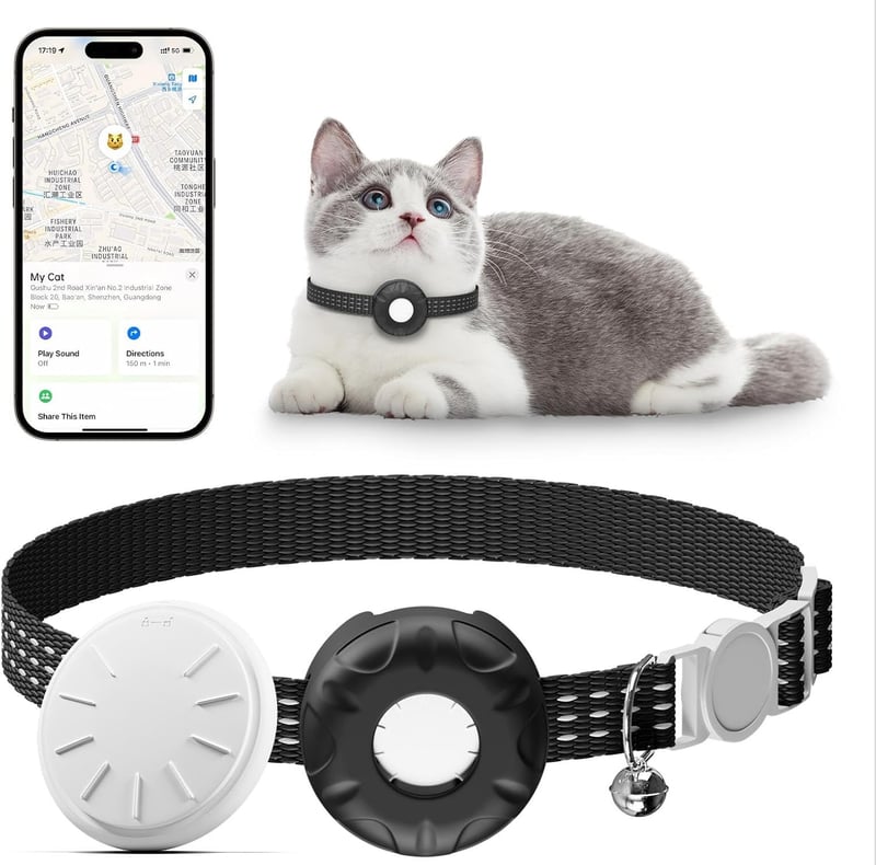 Cat GPS Tracker - Compatible with Apple Find My (iOS)