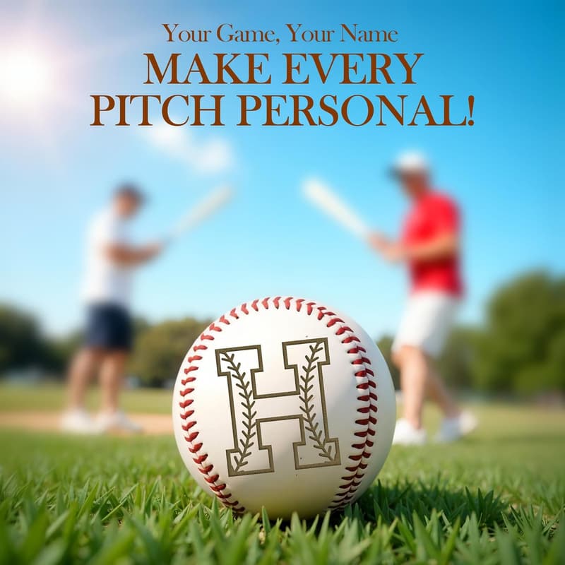 Personalized Engraved Baseball - Custom Gift for Coaches & Players