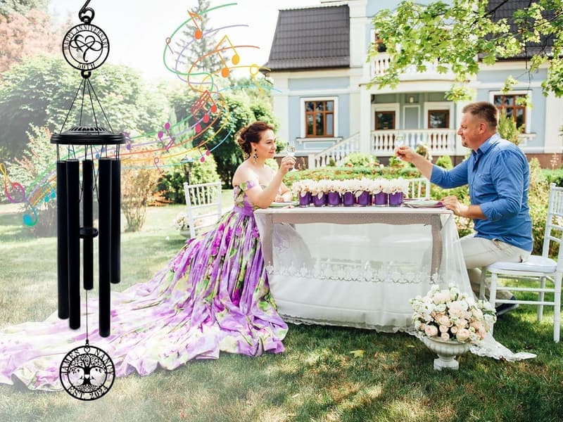 37'' Personalized Wind Chime for Anniversary Gifts