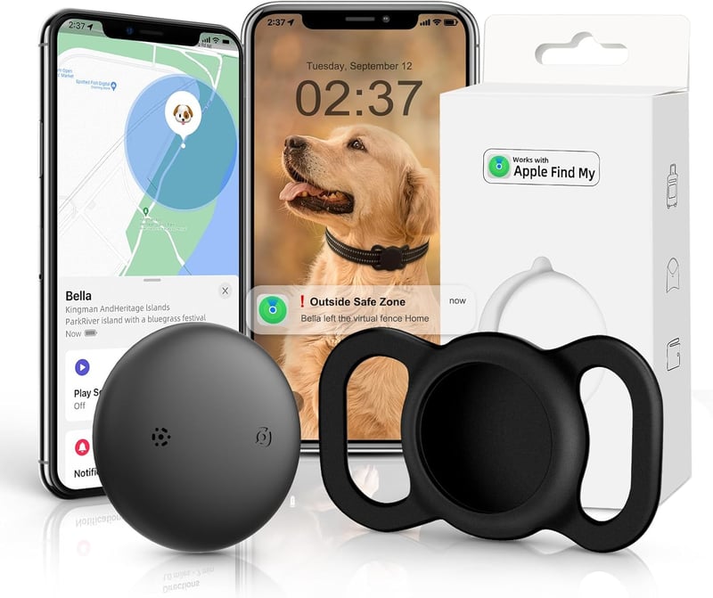 GPS Pet Tracker - Mini Smart Tracker for Dogs & Cats, No Fee
