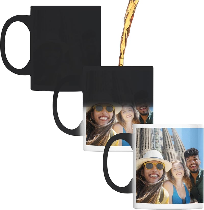 Personalized Color Changing Coffee Mug - 11oz Ceramic Gift for All