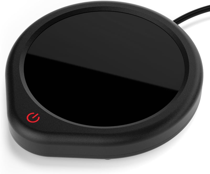Electric Coffee Mug Warmer with Auto Shut Off and Smart Settings