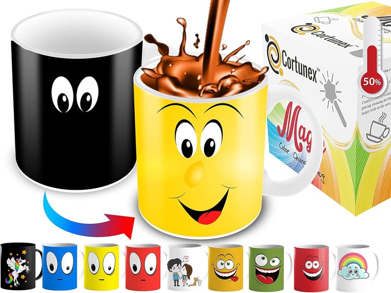 Color Changing Coffee Mug for Cartoon Lovers - 11 oz Ceramic