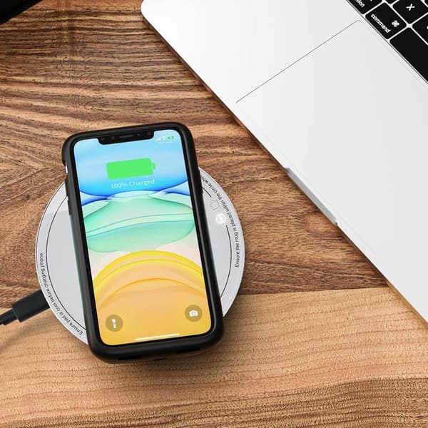 Self-Heating Ceramic Coffee Mug with Wireless Charging - 12.8 oz