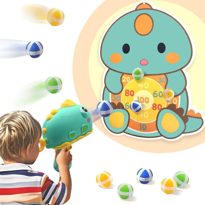Dinosaur Target Shooting Game Set for Kids Age 3-5