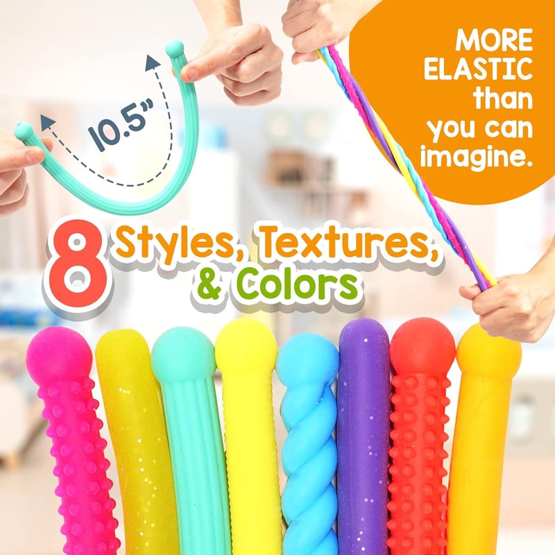 Textured Stretchy Sensory Fidget Toys for Autistic Kids