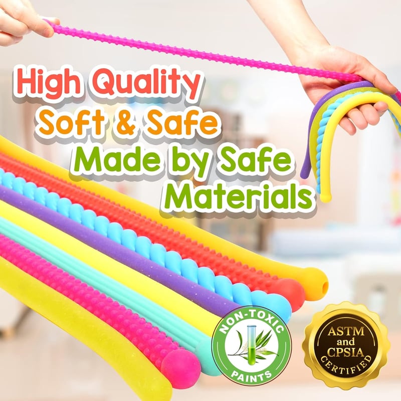 Textured Stretchy Sensory Fidget Toys for Autistic Kids