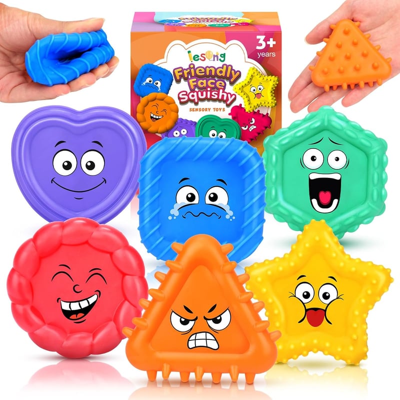Sensory Toy for Kids - Texture Shapes Fidget Learning Tool