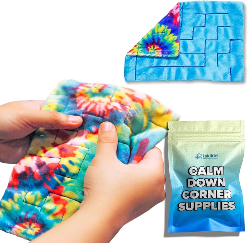 Fidget Marble Maze Mat - Sensory Toy for Stress Relief & Focus