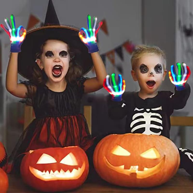 LED Gloves for Boys, Ages 3-8 - Fun Gifts for Parties