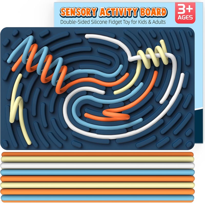 Double-Sided Silicone Fidget Toy for Anxiety & ADHD