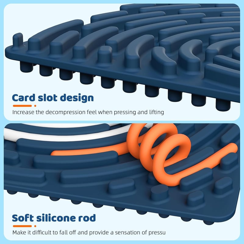 Double-Sided Silicone Fidget Toy for Anxiety & ADHD