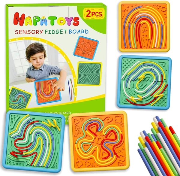 Double-Sided Silicone Fidget Board for Kids & Toddlers